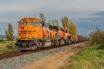 BNSF 9749W At Fisher On The BC Rail Port Sub.